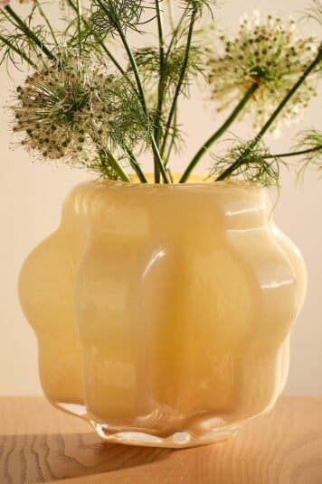Jotex Glassvase Gul MILKEY 2155387010