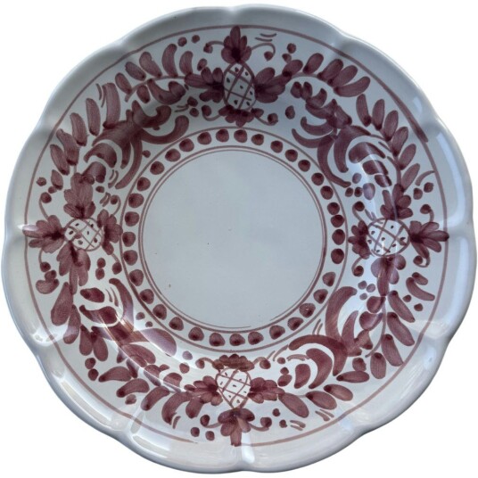 Piccola Home Positano Dyp Tallerken 26 cm Rød
