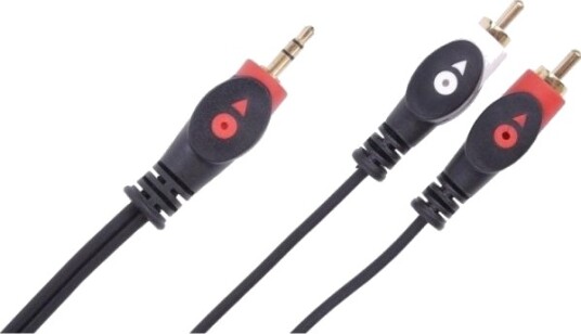 Libox Jack 3,5 Mm – Rca Cinch X2 5 M Svart Lb0024