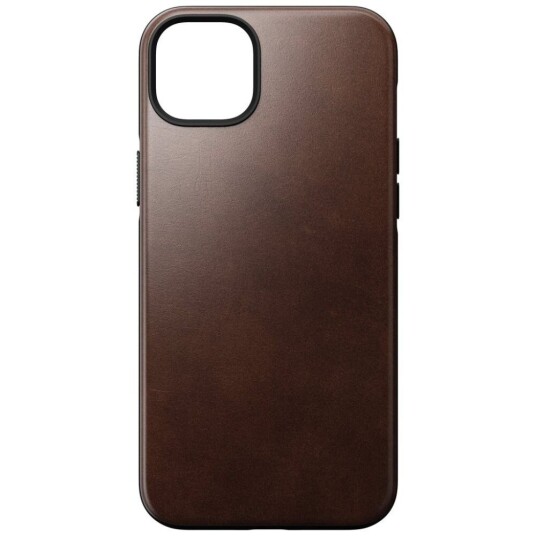 Nomad Modern Leather Case til iPhone 14 Plus MagSafe - Horween Skinn Brun