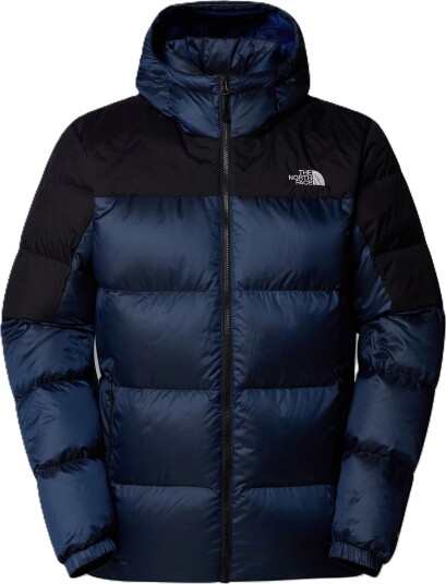 The North Face Men's Diablo Down 2.0 Hooded Jacket Estate Blue Black Heather/TNF Black/Recycled Down S The North Face Men's Diablo Down 2.0 Hooded Jacket Estate Blue Black Heather/TNF Black/Recycled Down S