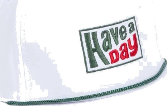 Breezy Have A Day Retro Rope Hat Hvit Capser White Breezy Have A Day Retro Rope Hat Hvit Capser White