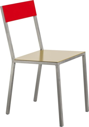 Valerie Objects Alu Spisestol Karri/ Rød