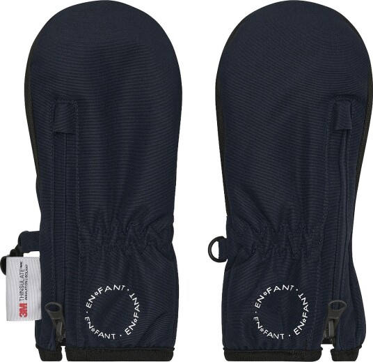 En Fant Mittens W. Zipper PARISIAN NIGHT 2 4Y