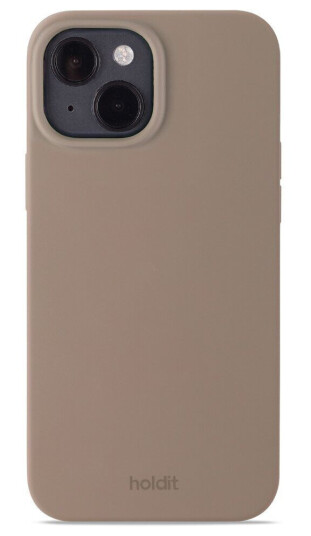 Holdit iPhone 14 / 13 Soft Touch Silikon Deksel - Mocha Brown Holdit iPhone 14 / 13 Soft Touch Silikon Deksel - Mocha Brown