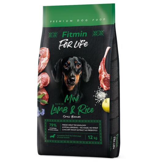 Fitmin Dog For Life Mini Lammekjøtt Og Ris 12 kg Fitmin Dog For Life Mini Lammekjøtt Og Ris 12 kg