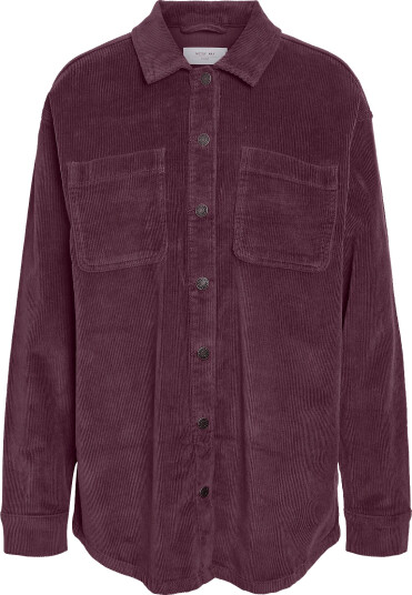 NOISY MAY Nmcord Alva L/S Shacket Noos Burgundy XL