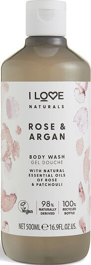 I LOVE I Love Naturals Body Wash Rose & Argan 500Ml - Nude - 500 ml