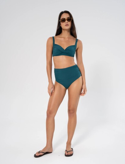 Panos Emporio Rib Medea Top   Green   44