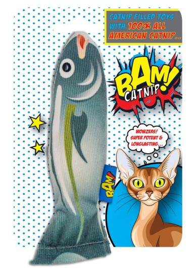 Bam! Toy With Catnip 16 cm Fish (503319005943)