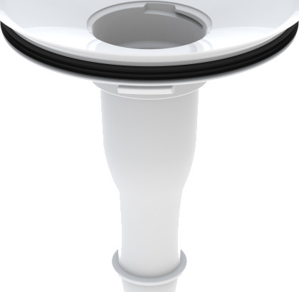 Adapter for hybrid vannlås