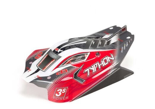 Arrma 402274 Typhon 4x4 BLX Painted and Trimmed Body with Decals