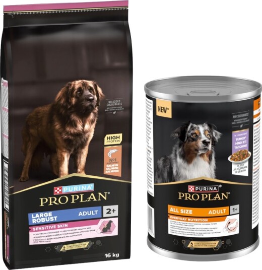 Purina Pro Plan Adult Large Robust Sensitive Skin Tørrfôr Laks & Kalkun 16kg