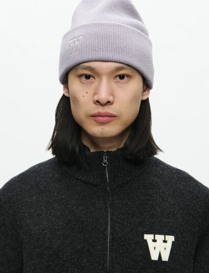 WOOD WOOD Wwpreston Beanie 25254 - Grey - ONE SIZE