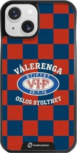 Phonecases3D iPhone 15 VIF 3D mobildeksel, svart