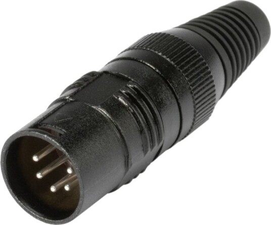 Hicon Hi-X5cm-M Xlr-Kontakt, Rette Poler, 5 Pol, 1 Stk Hicon Hi-X5cm-M Xlr-Kontakt, Rette Poler, 5 Pol, 1 Stk
