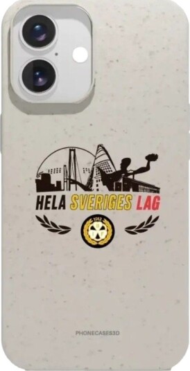 Phonecases3D iPhone 16 Brynäs IF komposterbart deksel, hvit