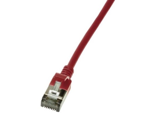 Logilink Slim U/Ftp 1,5 M Cat6a U/Ftp Stp Rj-45 Rj-45 Rød