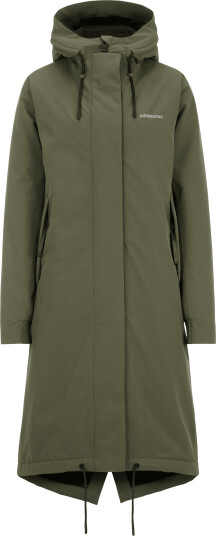 Didriksons Women"s Alicia Parka Long Deep Green 42