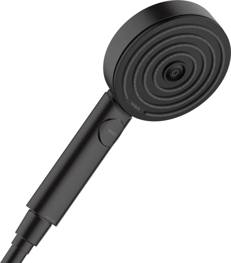 hansgrohe Pulsify Select S Hånddusj 105 Ø105, 3jet, Relaxation, Sort Matt