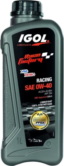 Motorolje IGOL RACE FACTORY RACING 0W-40 1L
