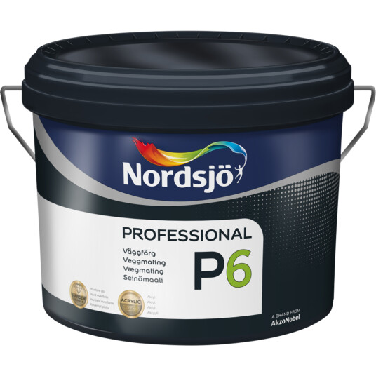 NORDSJØ PROFESSIONAL P6 VEGGMALING BC 9,3 L