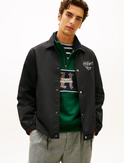 Tommy Hilfiger Racing Coach Jacket - Black - L