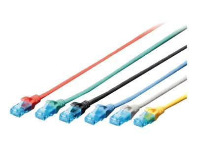Digitus Koblingskabel Rj-45 Hann Til Rj-45 Hann 25 Cm Utp Cat 5E Gul