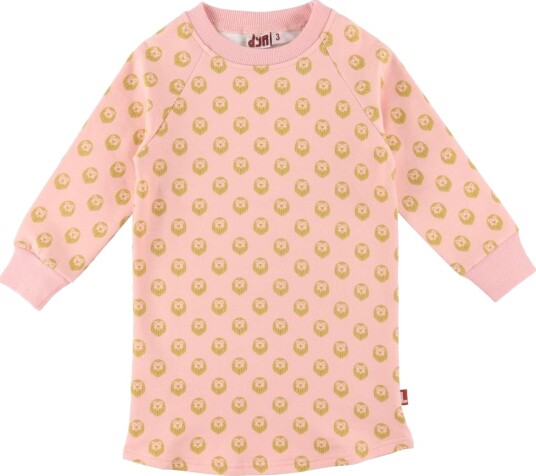 DYR Cph Kjole DYRPelsdyr Soft Rosa m. Mini Løver DYR 2 år (92) Kjole