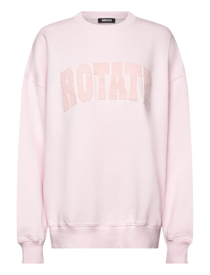 ROTATE Birger Christensen Heavy Sweat Crewneck   Pink   S