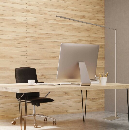 NorDesign Ariel Gulvlampe 36W 3000K Cappucino Touch-dim