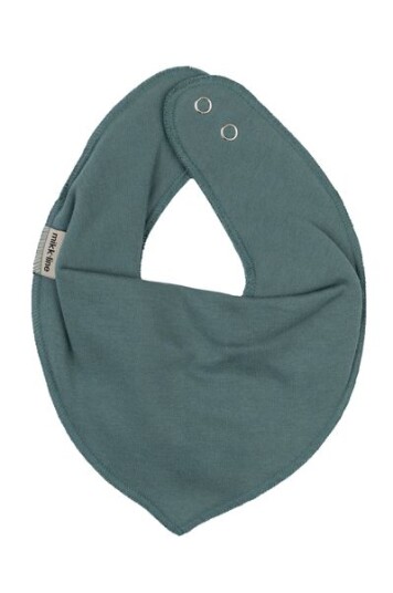Mikk line bibs smekkeskjerf til baby mineral blue Mikk line bibs smekkeskjerf til baby mineral blue