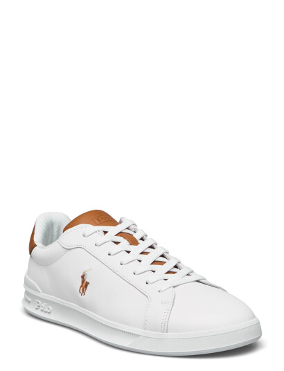 Polo Ralph Lauren Heritage Court Ii Leather Sneaker - White - 37 Polo Ralph Lauren Heritage Court Ii Leather Sneaker - White - 37