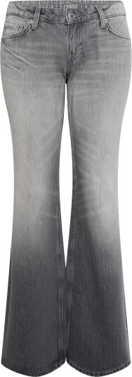 Weekday Nova Low Rise Slim Bootcut Jeans   Grey   26 x 30
