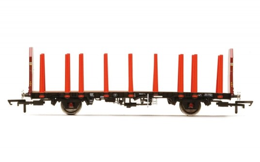 Hornby EWS, OTA Timber Wagon (Tapered Stanchions) - Era 9