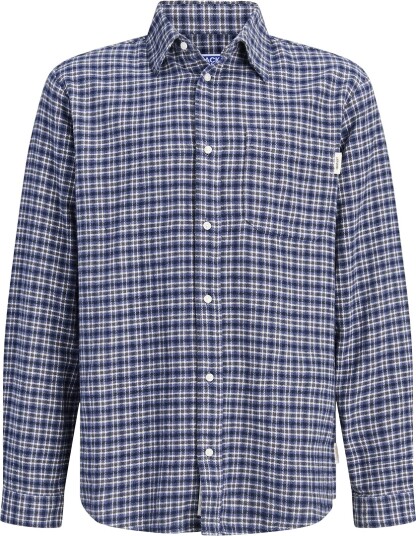 Jack & Jones Skjorte JorFrederiksberg Flannel Krone Blue/C Jack & Jones 12 år (152) Skjorte Blå Brun Hvit Svart