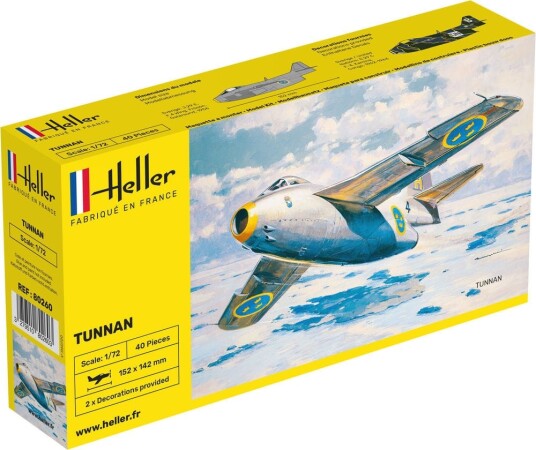 Heller 1/72 Saab Tunnan J29