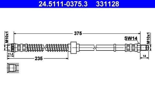 Bremseslange ATE 24.5111-0375.3