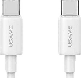 Usams Usb-C Til Usb-C-Kabel 1 M Hvit 6958444909998