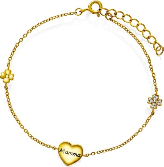 Pan Jewelry Mamma armbånd i 925 forgylt sølv
