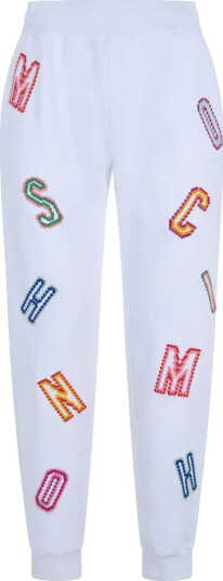 Moschino Dame Bukser Hvit XS, Moschino Dame Bukser Hvit XS,