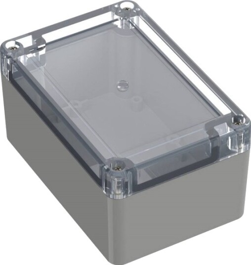Tru Components TC 10860604 120 × 80 × 60,2 mm ABS PC Lys Grå