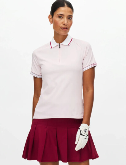 Röhnisch Rib Poloshirt   Pink   XS