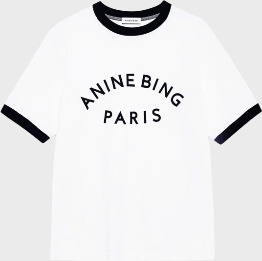 Anine Bing Dame Topper Hvit XS