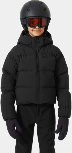 Helly Hansen Nora Kort Ski Boblejakke Junior Svart 164