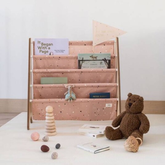 Bokhylle reol 3 Sprouts - Terrazzo/leire Bokhylle reol 3 Sprouts - Terrazzo/leire