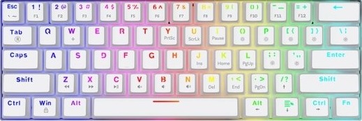 Savio Whiteout X2 Outemu Peach Silent Tastatur SAVGK-WHITEOUT X2 PEACH