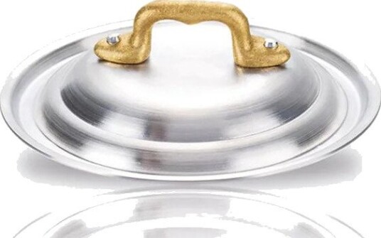 Pensofal 4951 Akademi gryteglasslokk i aluminium, messinghåndtak - 14 cm