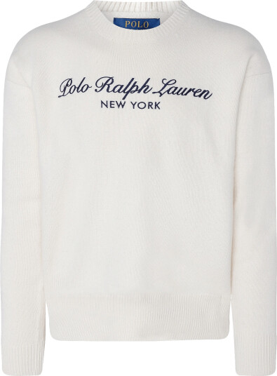 Polo Ralph Lauren 2/16 Wool Cotton Sweater Pullover   Cream   XL