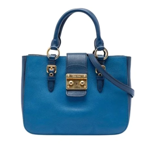 Miu Miu Pre-owned Dame Pre-owned Blå